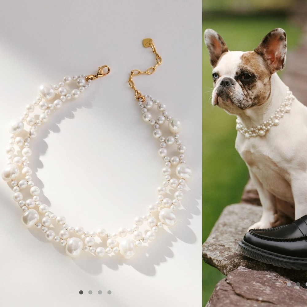 Anthropologie layered assorted pearl Necklace